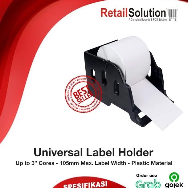 

VIRAL Holder Roll Paper Label Stiker External for Printer Barcode set-28