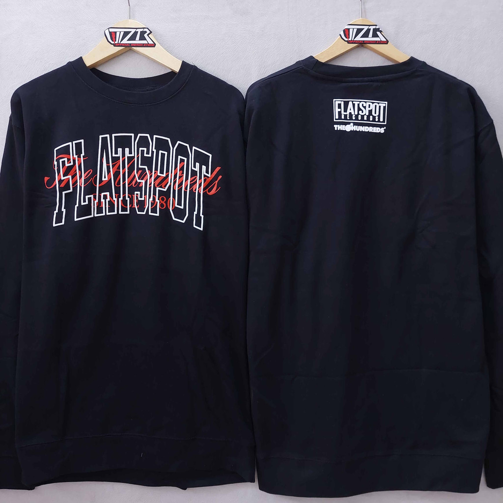 Crewneck Band Official FLATSPOT RECORDS X THE HUNDREDS