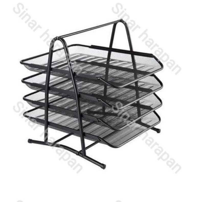 

ORIGINAL Rak Dokumen Kertas Elevated Letter Tray Susun Besi sd-5