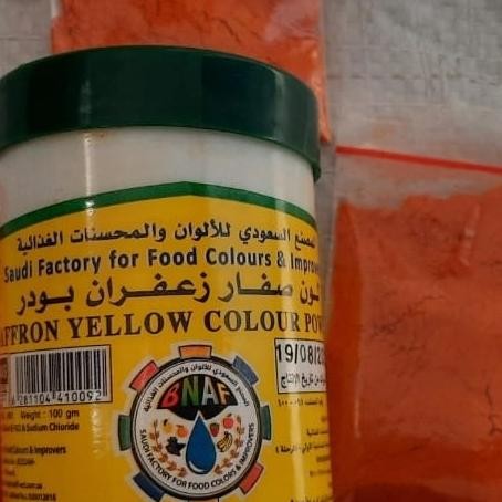 

Bubuk saffron/safron/zafaron 100 gr - pewarna ala makanan