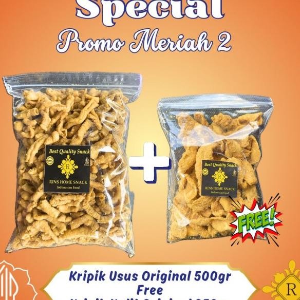 

Spesial Ramadhan Sahur 2 ( Kripik Usus 500Gr Free Kulit Ayam