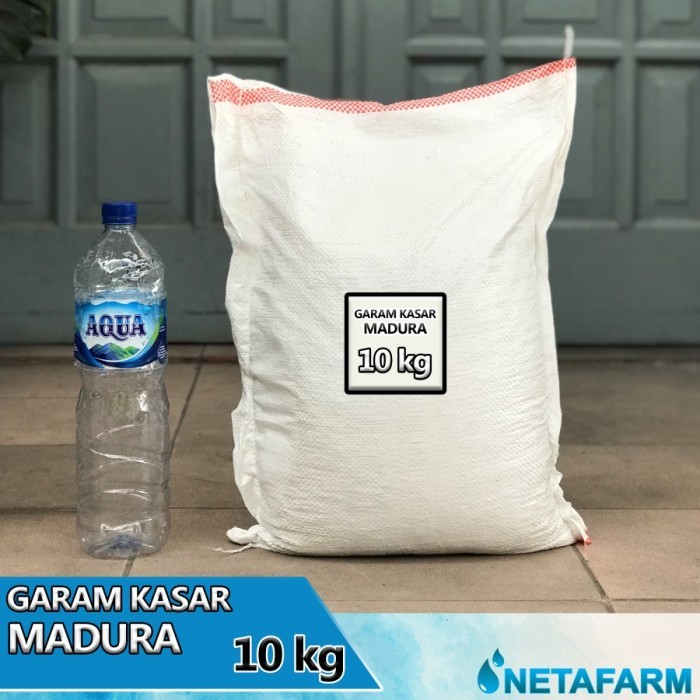 

Garam Kasar Kristal Krosok Natural Madura Kemasan Zak 10 Kg - Adelineez