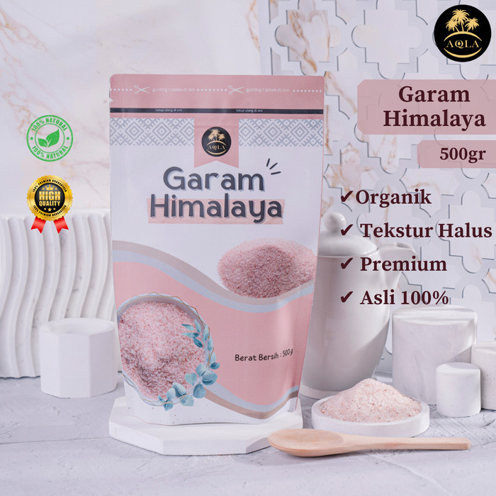 

Garam Himalaya Asli 500Gr / Himsalt Original / Garam Himalaya Halus - Adelineez