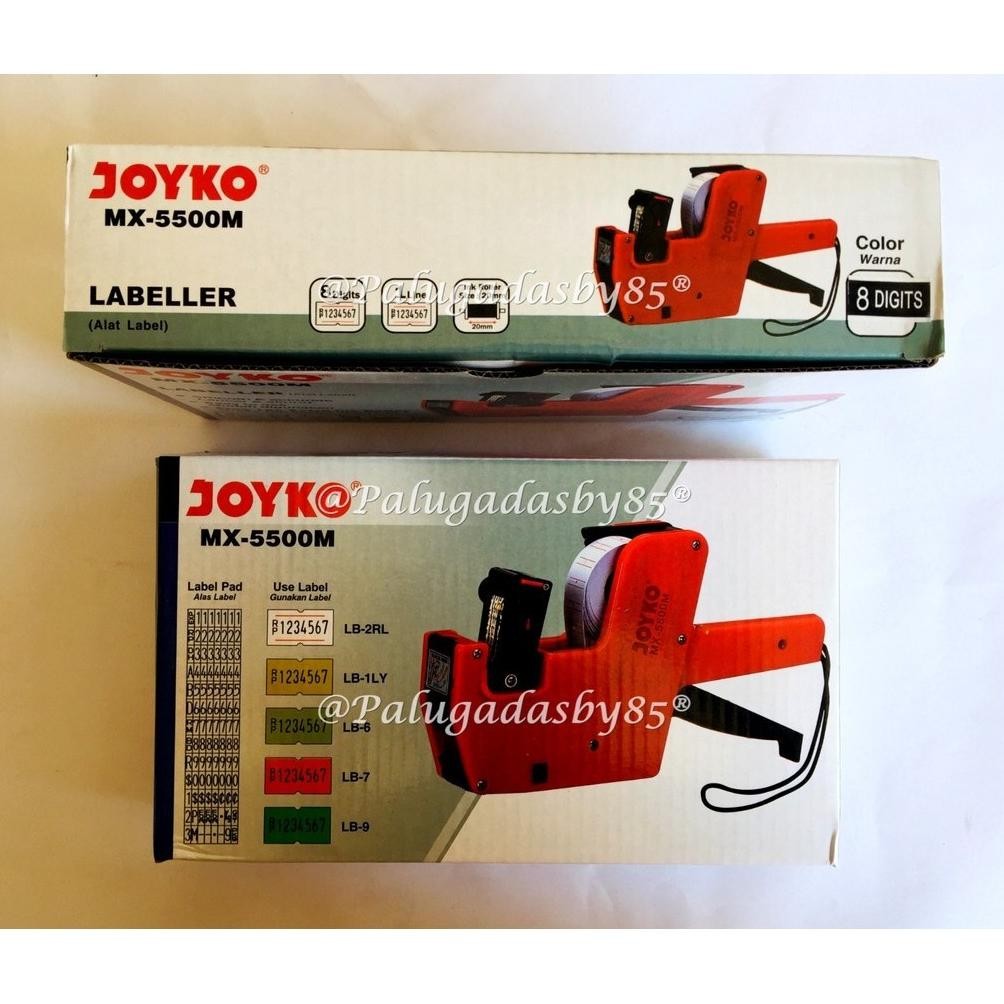 

gh-45 (1 Set) PAKET Labeller JOYKO MX-5500M 1 Baris 8 Digit / Labeller Alat Label Harga Joyko MX-5500M 8 Digits / Joyko MX-5500 MX5500 MX 5500M MX 5500 M Termurah