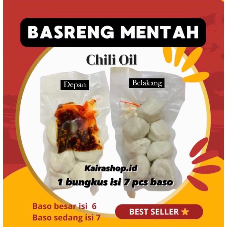 

BASRENG MENTAH CHILI OIL VACUM