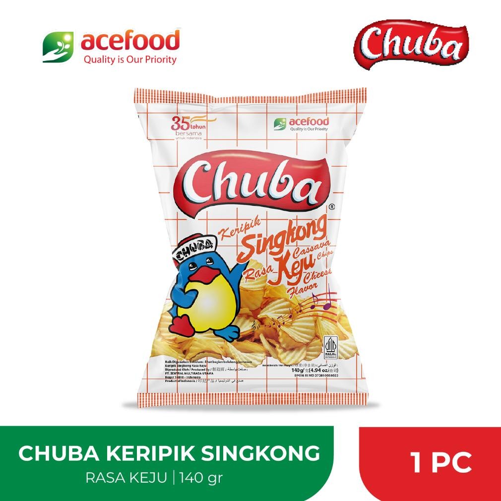 

Chuba Keripik Singkong 140gr Rasa Keju