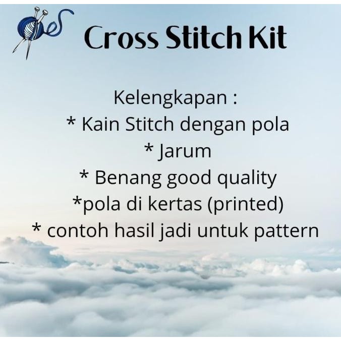 Paket Kristik DIY Cross Stitch - WINTER