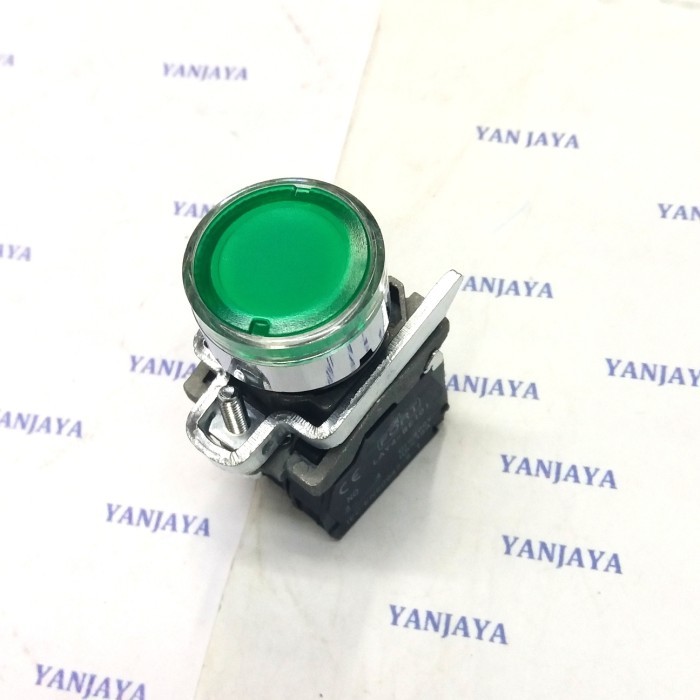 PUSH BUTTON GREN 22MM/PUSH BUTTON LAMPU DIRECT 220V HEMAT