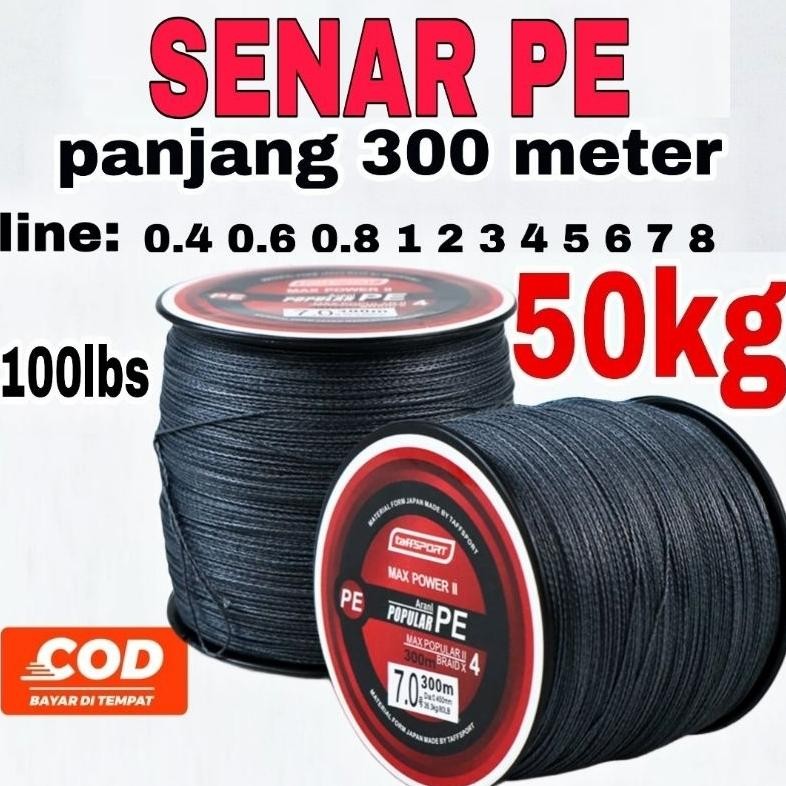 TR24 SENAR PE PANCING 500M SENAR PE Termurah SENAR PANCING ANTI KRITING SENAR KECIL KUAT 50 KG SENAR