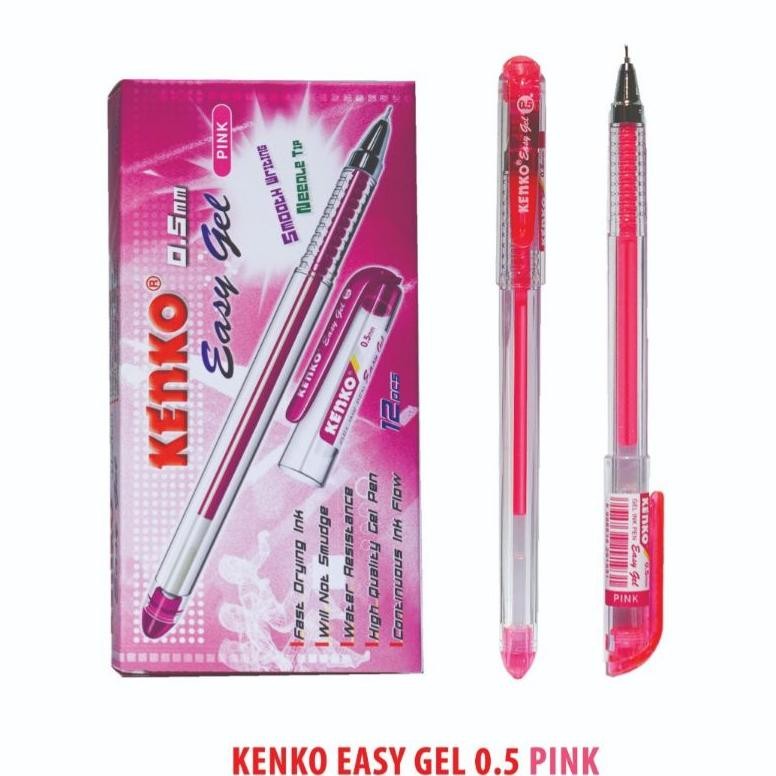 

rwet-23 Pulpen KENKO EASY GEL 0.5mm (12pc) Hemat