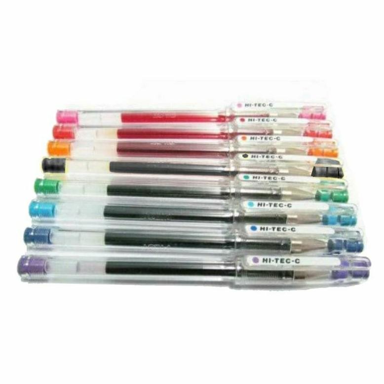 

uk-12 Bolpoin Hi-tec-c Warna Warni Perbiji Pulpen Makna Santri Hitec Murah