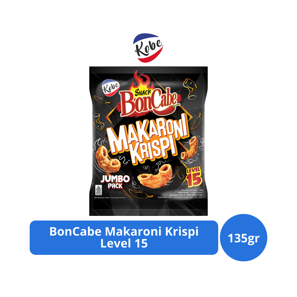 

Kobe BonCabe Makaroni Krispi Level 15 135gr