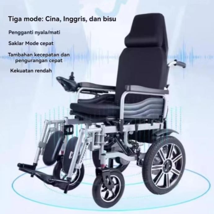 Highline Kursi Roda Listrik Lipat Kursi Roda Elektrik Traveling