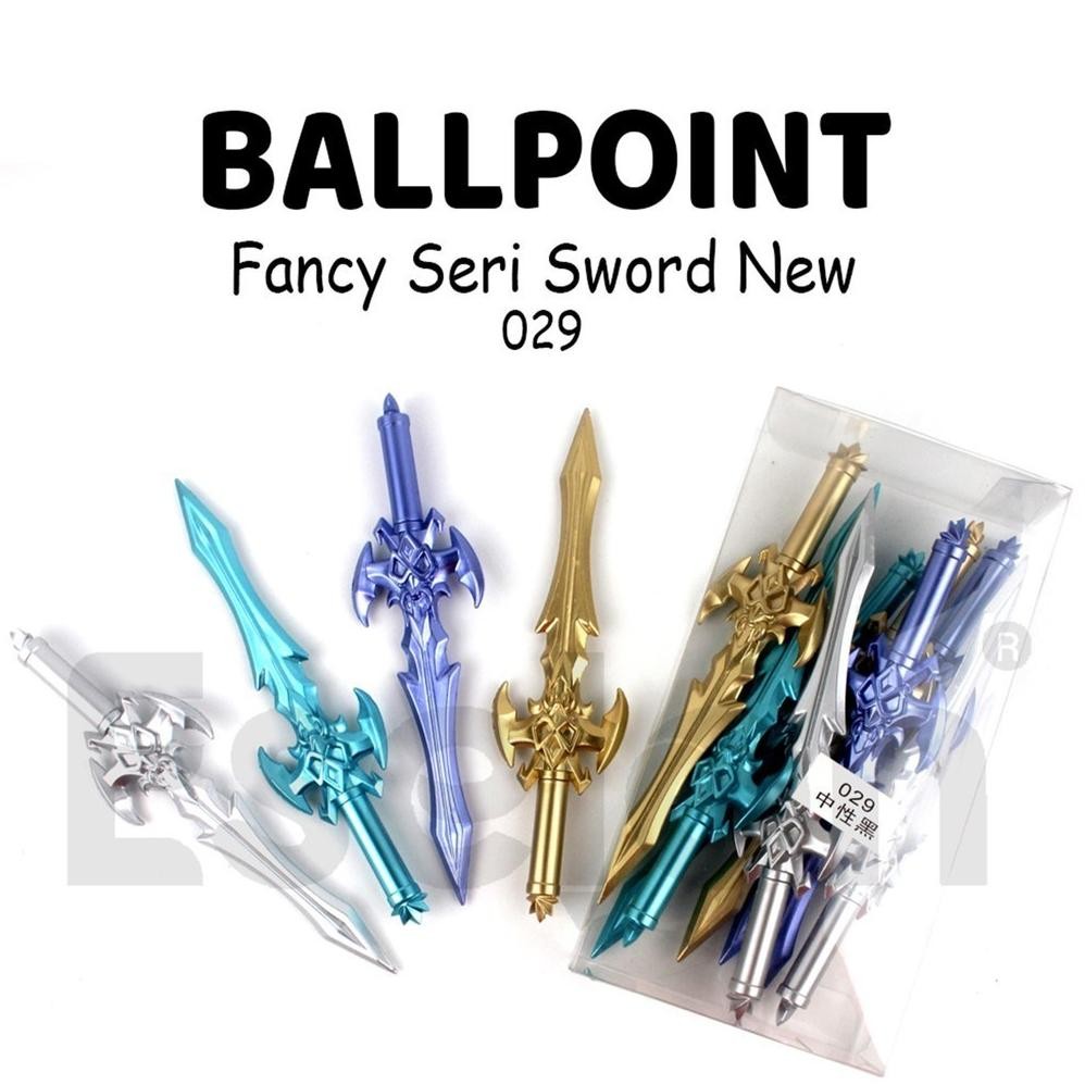 

gha-65 12pcs Pulpen Gel Fancy / 1 Pak Pulpen Fancy Bentuk Original