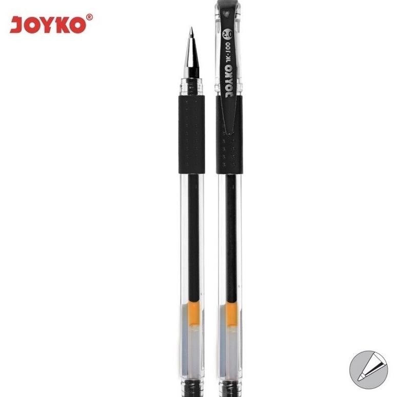 

qw-7 Pulpen Gel Joyko Tahan Air 0.5m JK - 100 ( 1 Pack Isi 12 PCS) Original