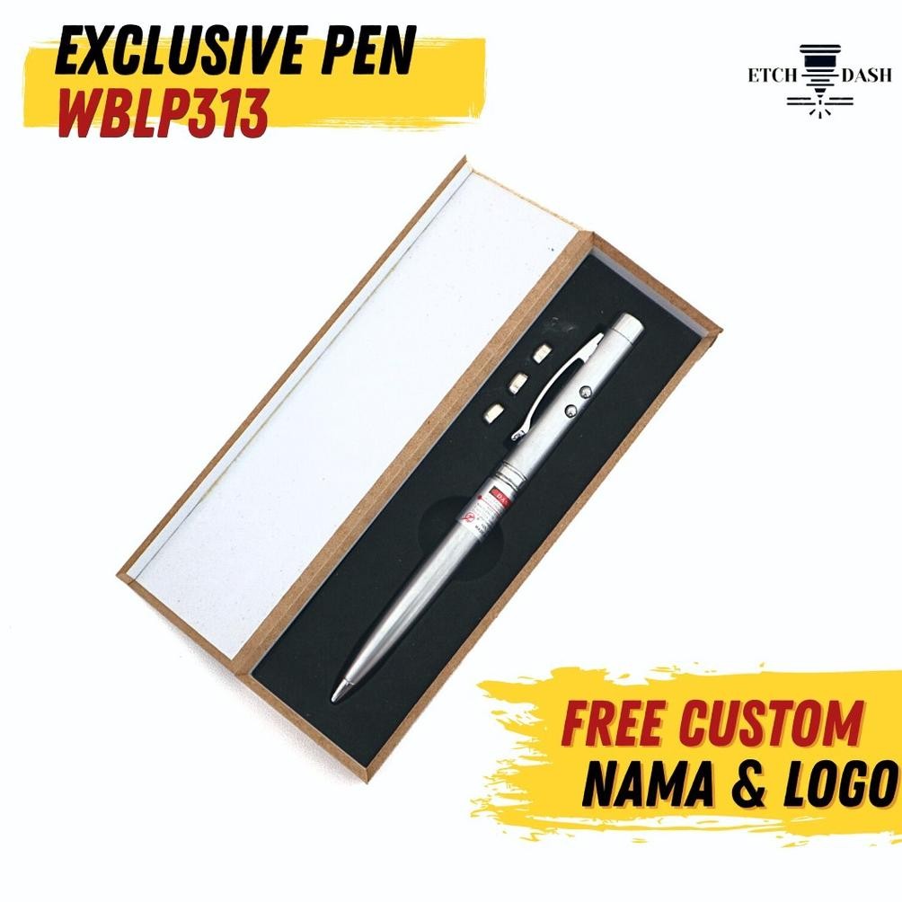 

uk-68 Pulpen Laser Pointer Multifungsi Souvenir Presentasi Perusahaan Custom - Exclusive Pen WBLP313 Murah