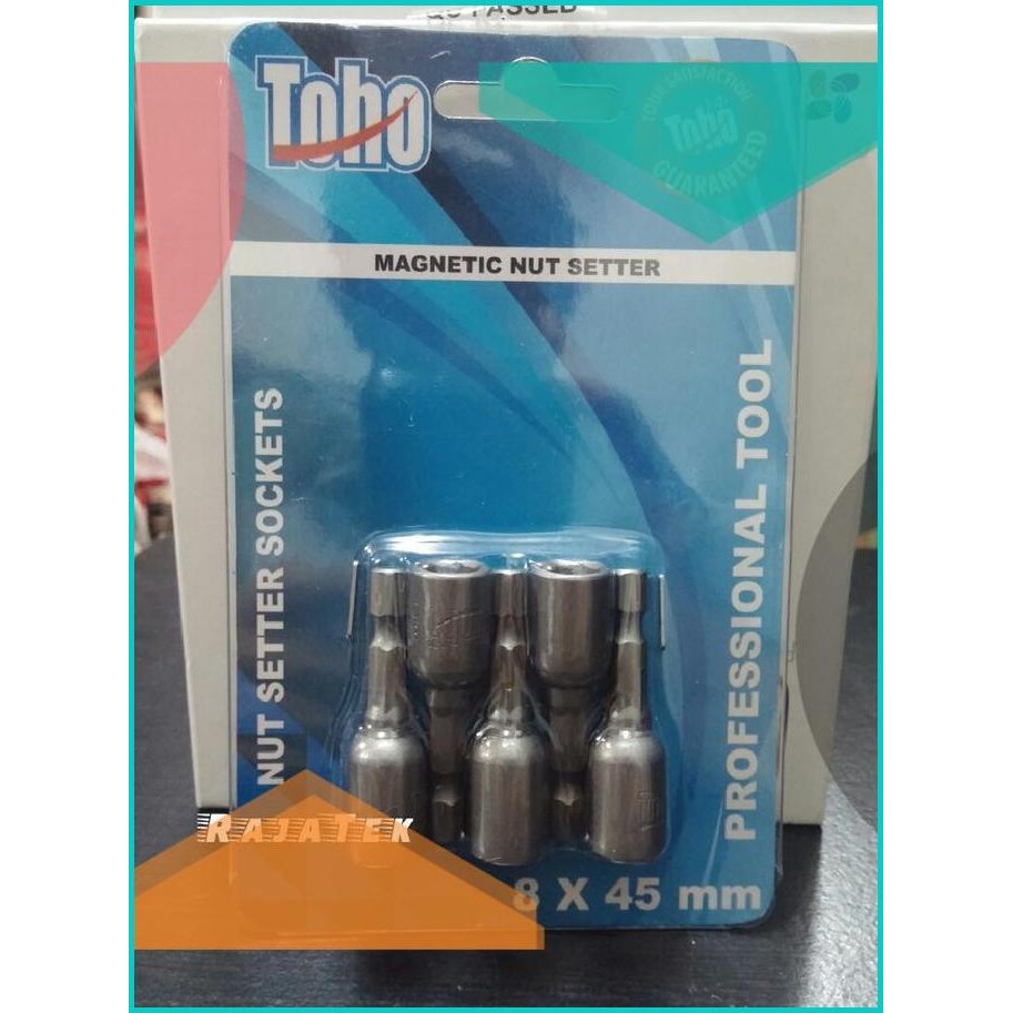 Mata Sok Roofing Toho 8 x 45 / Magnetic Nut Setter 140BZ4 perkakas