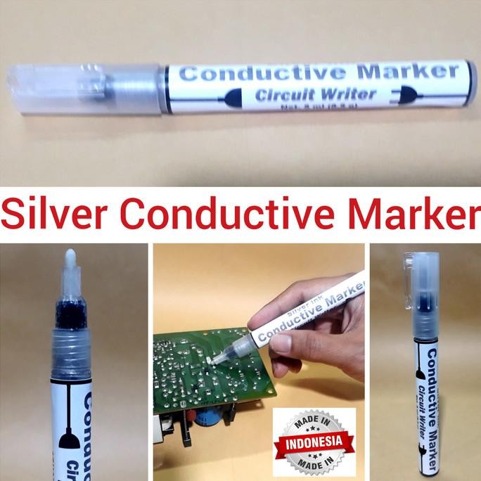 

SILVER CONDUCTIVE MARKER / SPIDOL PENYAMBUNG JALUR PCB ORIGINAL DAN TERPERCAYA