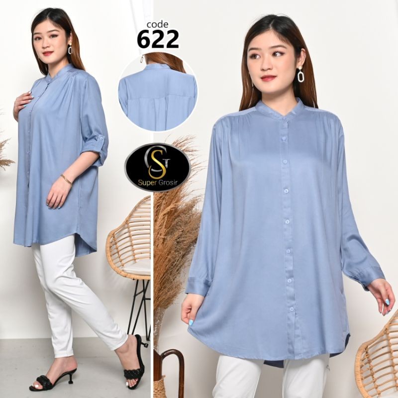 Remaja Atasan Wanita Baju Tunik Wanita Kekinian Bju Lebara Tunil Oversize Tunij Polos Tunikk Murah M