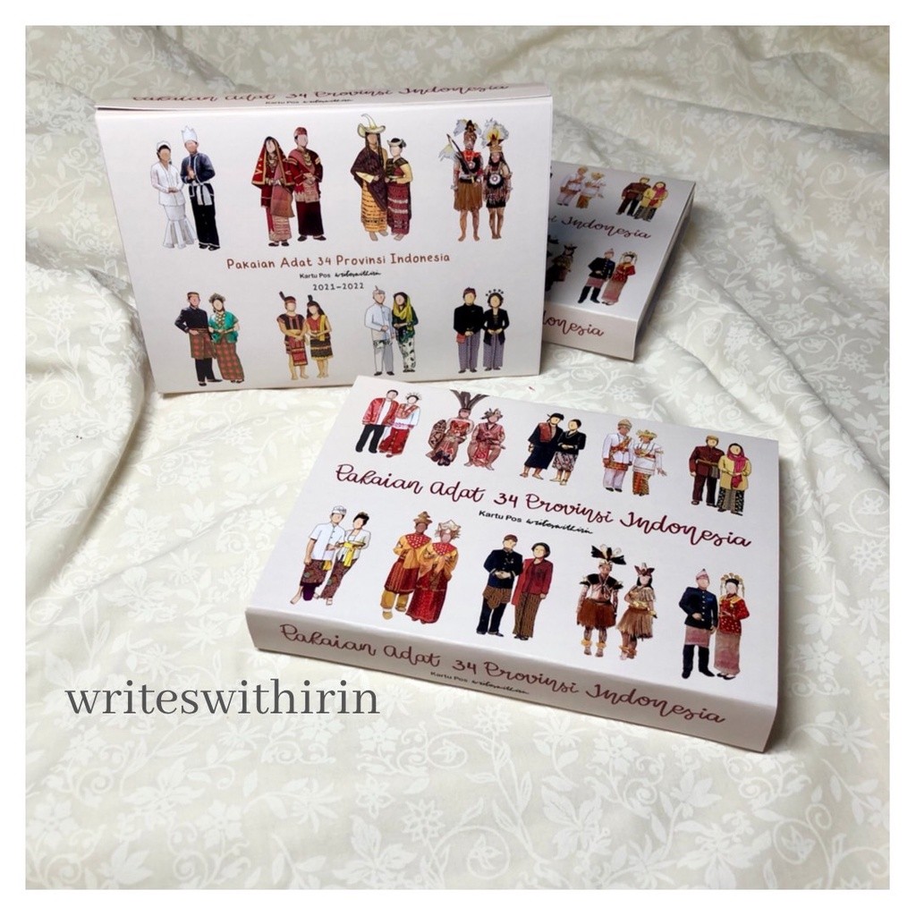 

(tuliswithirin) Kartu Pos/ Kartu Pos/ Sahabat "Baju Adat Indonesia/ Baju Adat" Full set |A1B15060|