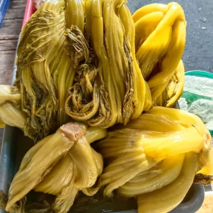 

(500G) Sayur Sawi Asin Basah Pontianak / Ham Choi / Kiam Chai-Kiamchai