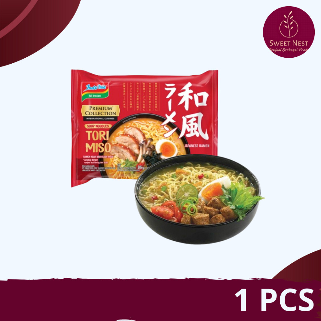 

Indomie Mie Instan Japanese Tori Miso Ramen Satuan - Grosir