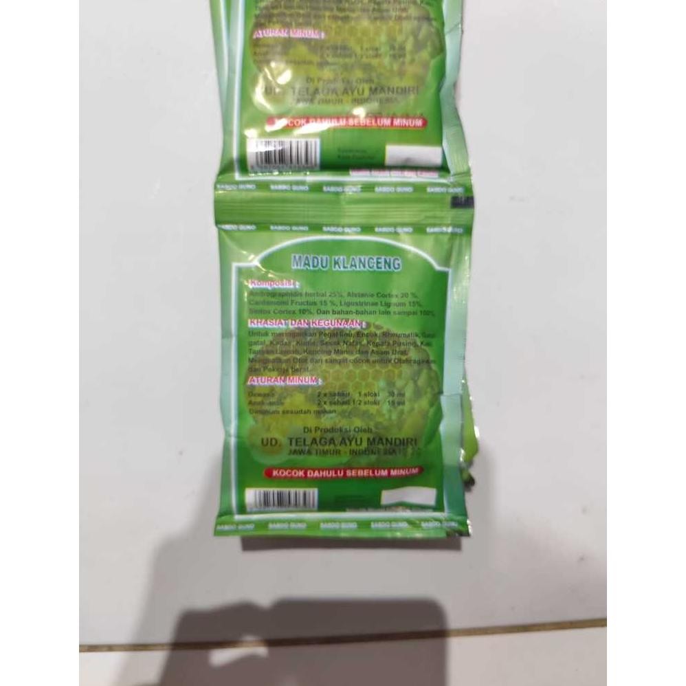 

Cod Jamu Tradisional Cap Madu Klanceng Pegal Linu 100Ml Per Pack (12Pcs) - Termurah