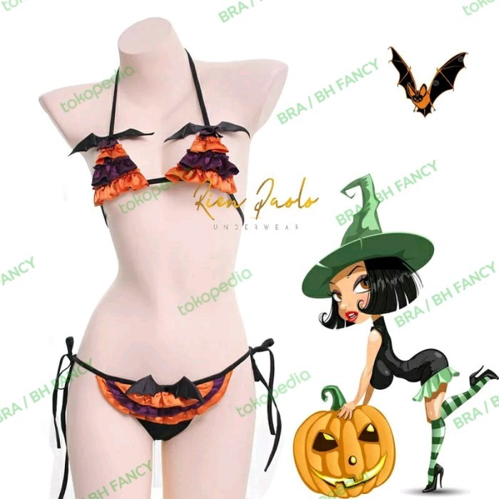 GRATIS ONGKIR BRA SET WANITA SEXY TRANSPARAN TANPA KAWAT LINGERI SET KOSTUM LUCU