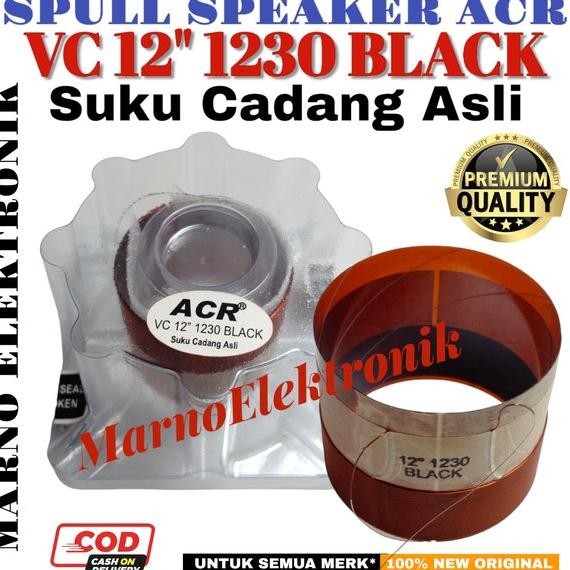 SPULL SPEAKER ACR 12 INCH 1230 BLACK SPUL SPEKER VOICE COIL 12" SPOL 12 INC ASLI ORIGINAL ORI