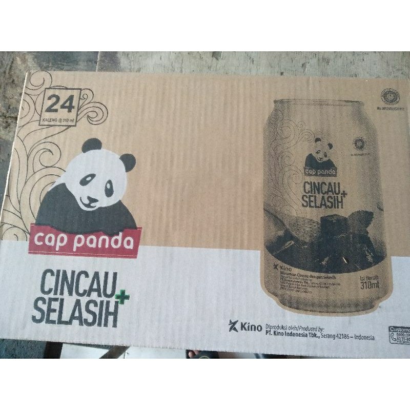 

Cincau+selasih Cap panda 310ml 24 Pcs per dus