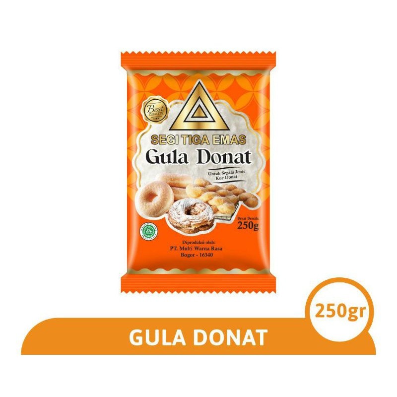 

Gula Halus Donat Segitiga Emas 250g Per pcs