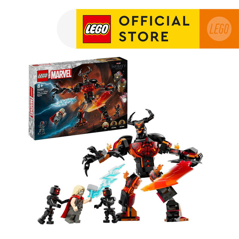 LEGO Super Heroes 76289 Thor vs. Surtur Construction Figure (245 Pieces), Building Block, Toys, Bric