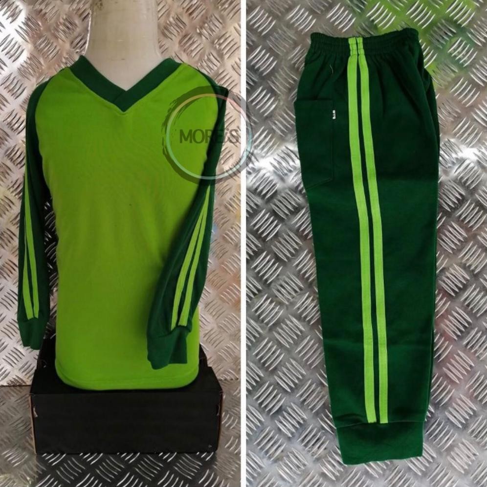 COD Setelan Kaos Olahraga Anak SD/SMP/SMA Seragam Baju Olahraga Anak Sekolah Size 4L & 5L JUMBO Iv-1
