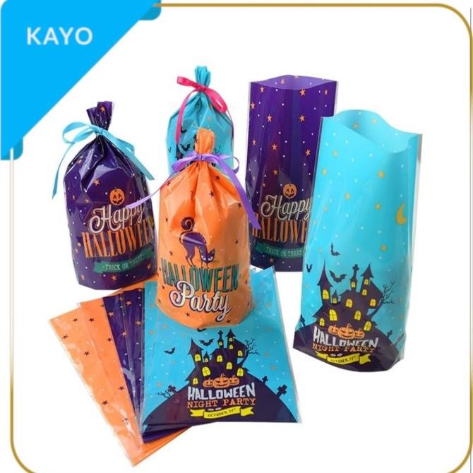 

KANTONG KADO MOTIF HALLOWEN, KANTONG COOKIES, PLASTIK MAKANAN MOTIF