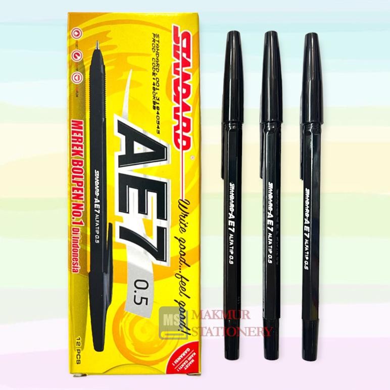 

Pulpen / Ballpoint / Pen Standard AE 7 (12 Pcs)