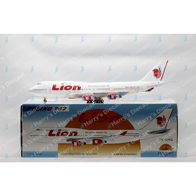 1/200 B747-400 Lion Air by Inflight200