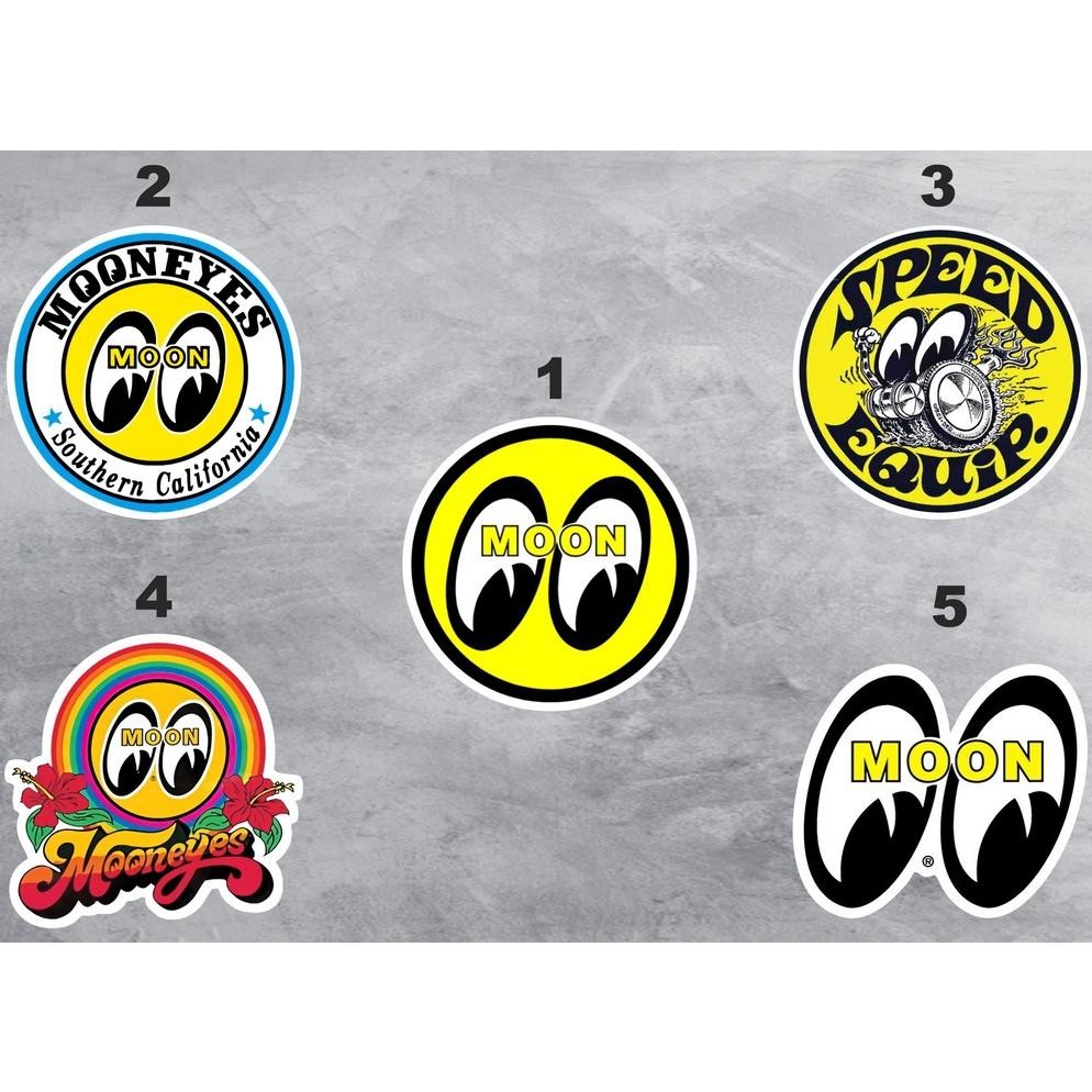 

STICKER PACK MOONEYES STIKER LOGO BRAND STIKER MOTOR STICKER VESPA STICKER CASE