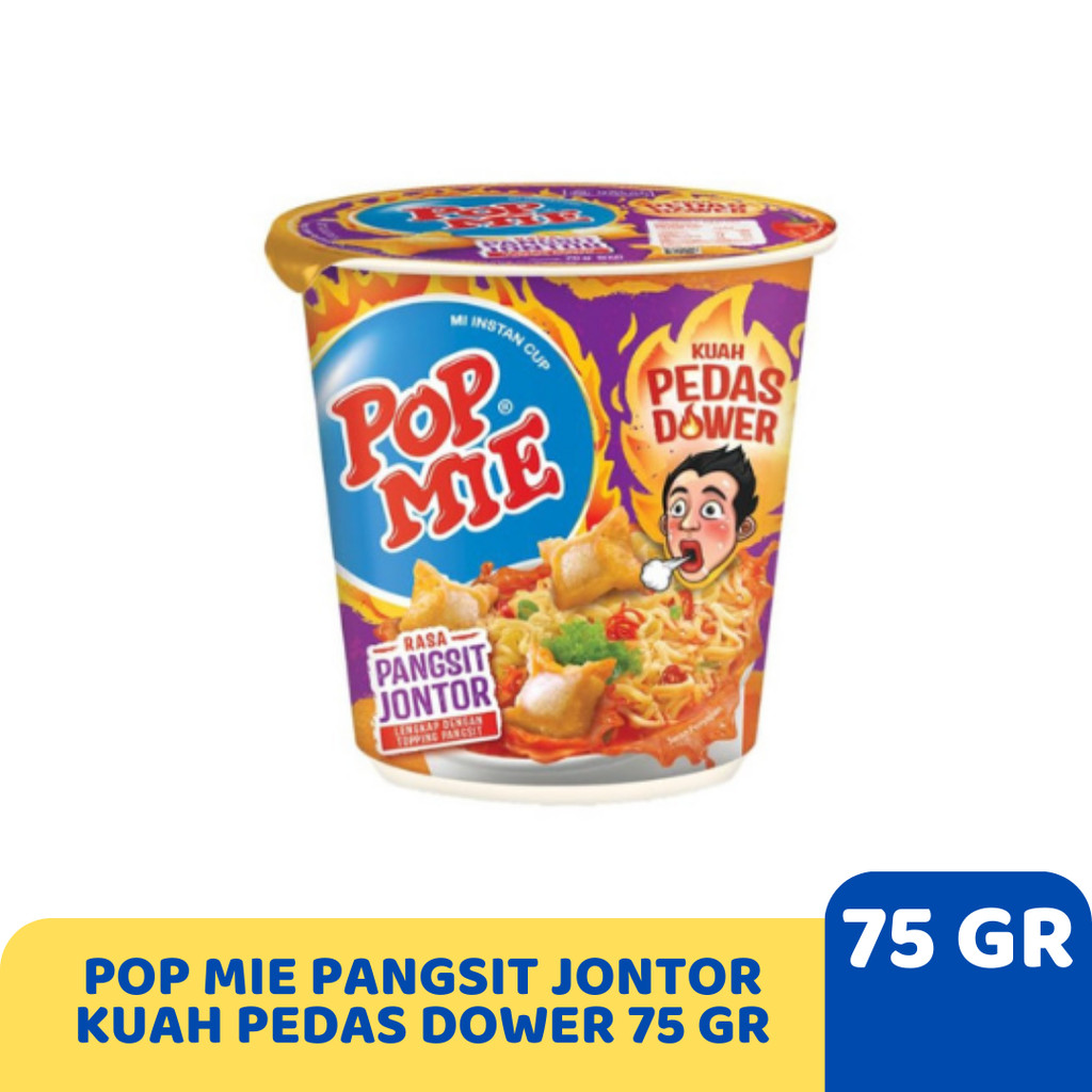 

POP MIE PANGSIT JONTOR KUAH PEDAS DOWER 75 GR