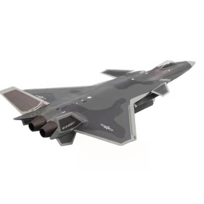 Diecast Pesawat Tempur J-20 4th Gen PLA "Stealth Fighter" 1/72