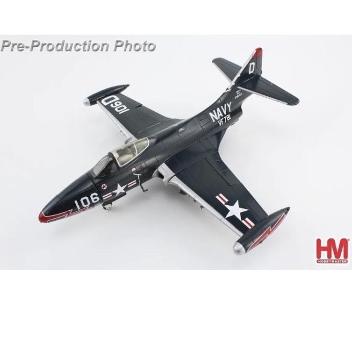 Diecast Pesawat Tempur Grumman F9F-5 "MIG-15s Killer" 1/48 By HM