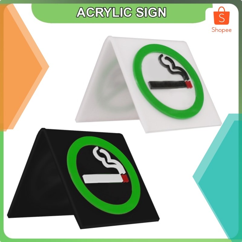 

Grosir Tanda Area Merokok Smoking Area Acrylic/Akrilik - Putih Elegan