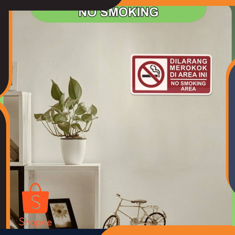 

Terlaris Tanda Dilarang Merokok - No Smoking Akrilik Timbul Elegan