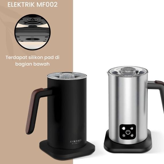 Lk Frother Steamer Susu Elektrik Otomatis Panas Dingin 350Ml Mf350