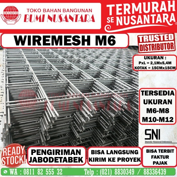 Wiremesh M6 Full Sni Wire Mesh 6Mm Full Terbatas