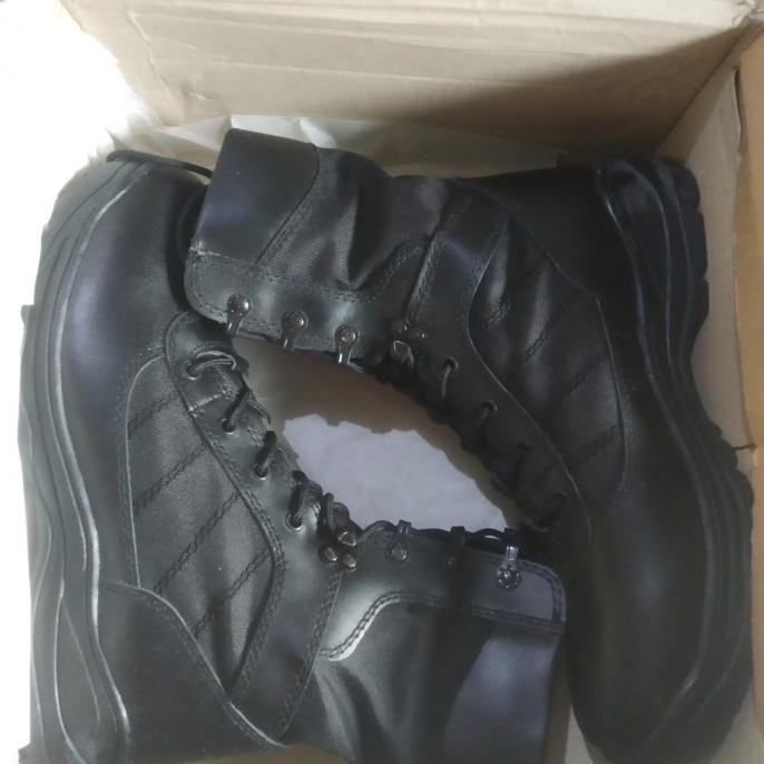 Sepatu PDL Hitam TNI AL OriginaL IS81