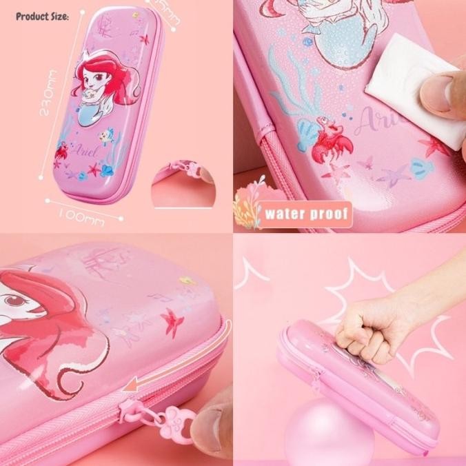 

disney 3d eva material hard case pencil box kotak tempat pensil Disney SM88