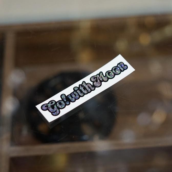 

Go With Moon Prism Sticker Small [Dm172S] Original