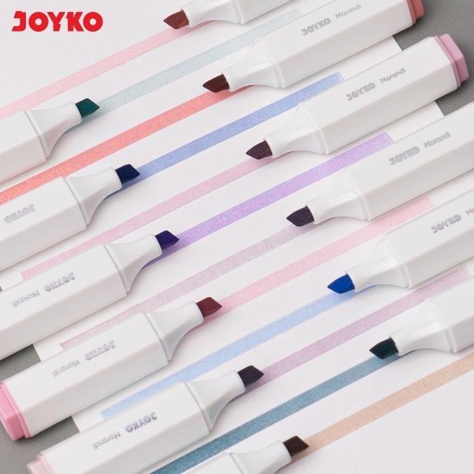 

ZX41 Penanda Berwarna Highlighter Joyko HL-87A & 87B 6 Warna Morandi Viral