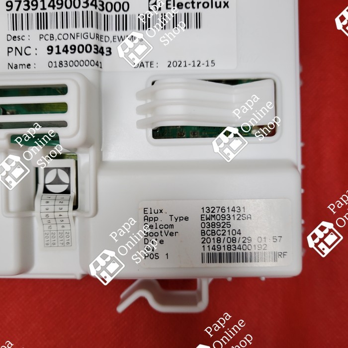 PCB Modul Mesin Cuci Electrolux EWP85742