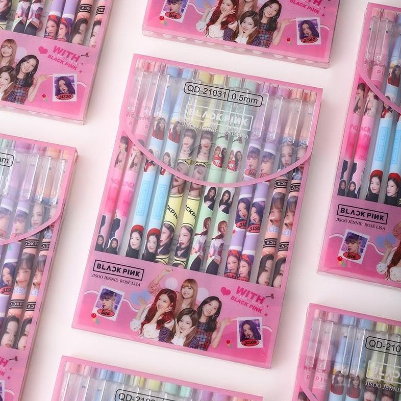 

dgf-4 Bolpoin Tinta Alat Tulis Sekolah / Pulpen Gel Hapus Anak SD SMP isi 12 pcs / Pulpen Erasable Tinta Hitam Sale